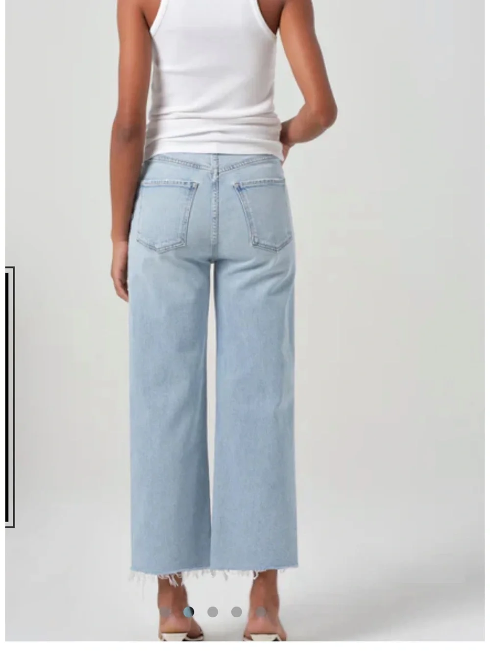 AGOLDE Ren High Rise Wide Leg Jeans- size 28